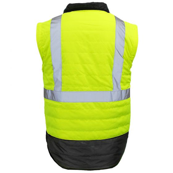 HiVis 4-in-1 Safety Puffer Jacket