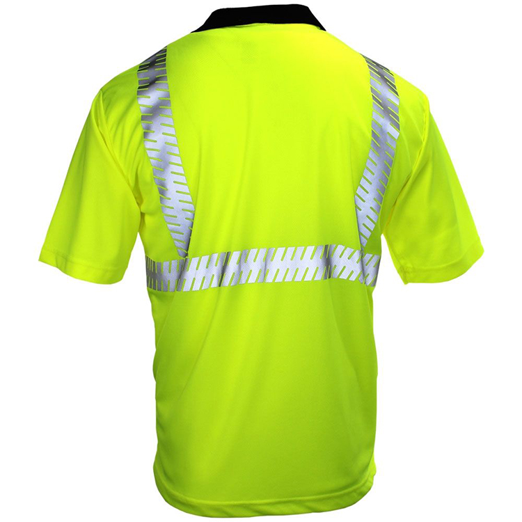 HIVIS SEGMENTED SHORT SLEEVE POLO