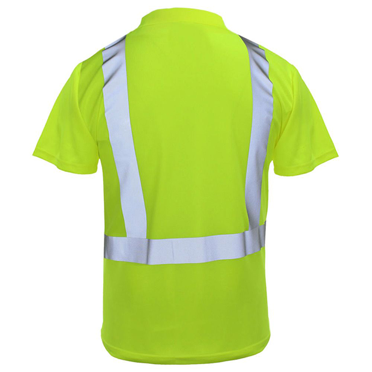 HIVIS MOISTURE WICKING SHORT SLEEVE POLO