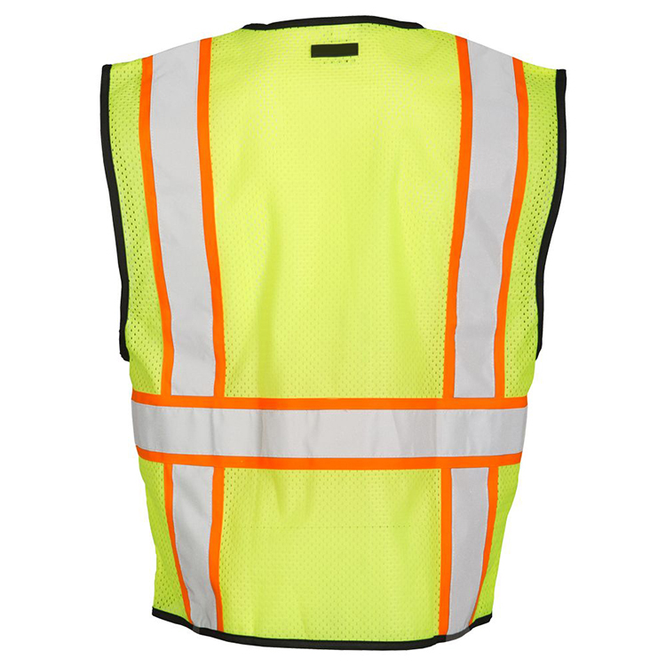 Economy Contrasting Mesh Safety Vest